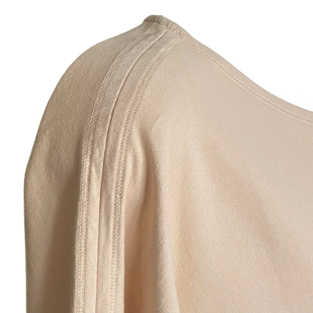 Umgee Dip Dye Ombré Mini Shirt Dress Taupe Bronze Pockets Womens Size Large NWT